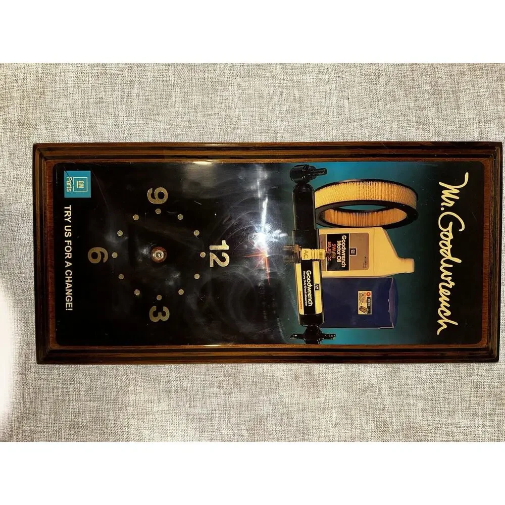 Vintage Mr. Goodwrench Wall Clock Genuine GM‎ Parts (no Mechanism)